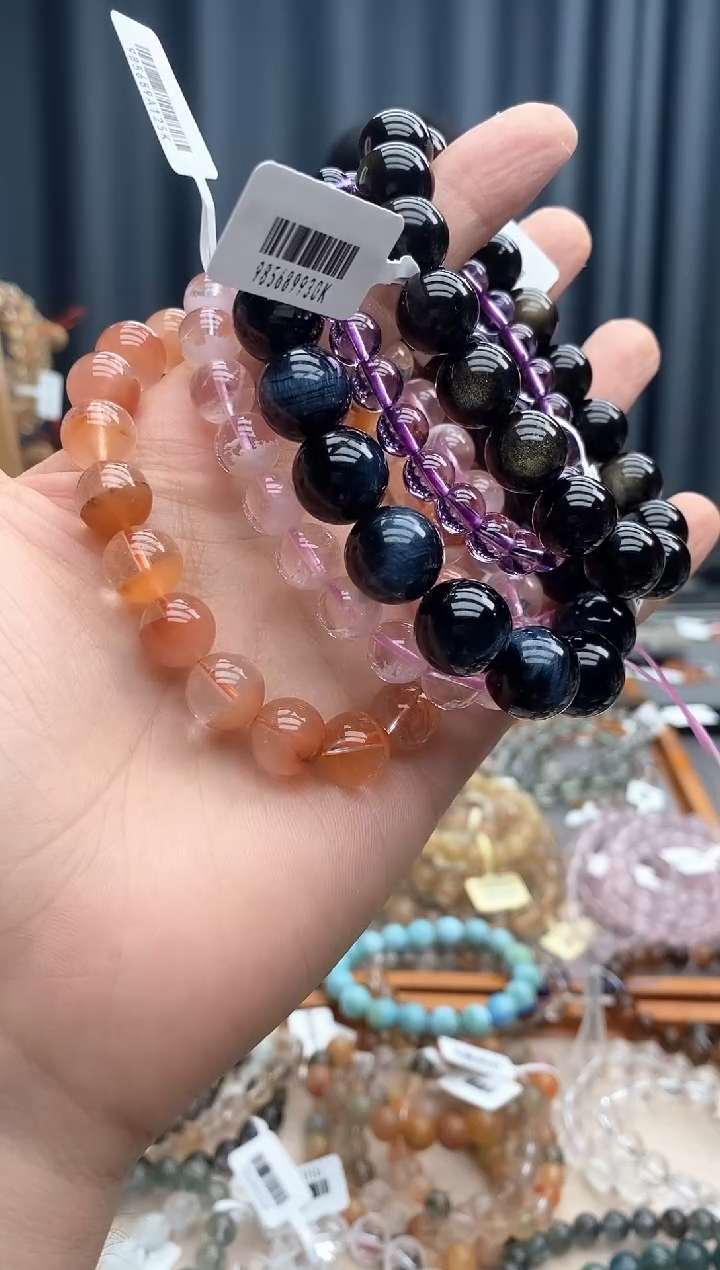 水晶手链未镶嵌『****』紫水晶