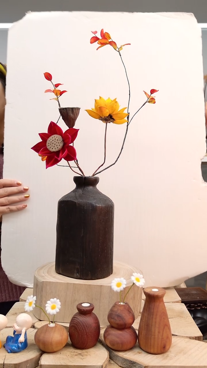 木木直播间实木自然开裂随机发一