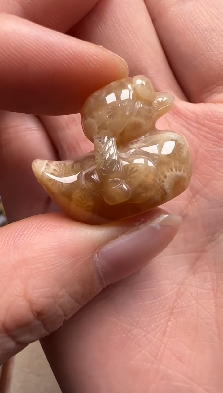 【闪购商品】硅化珊瑚（珊瑚玉）颈饰未镶嵌419