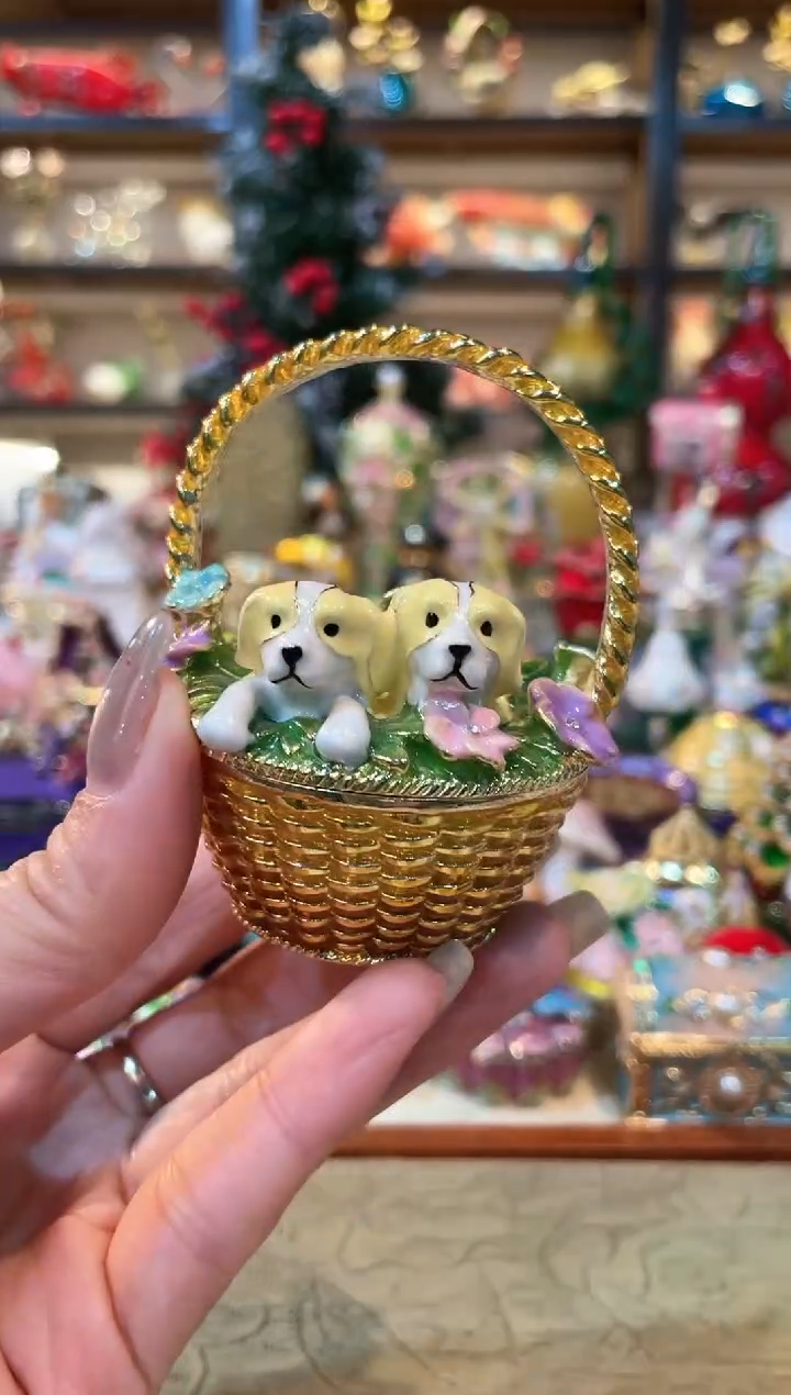 【闪购商品】 珐琅彩精致首饰盒