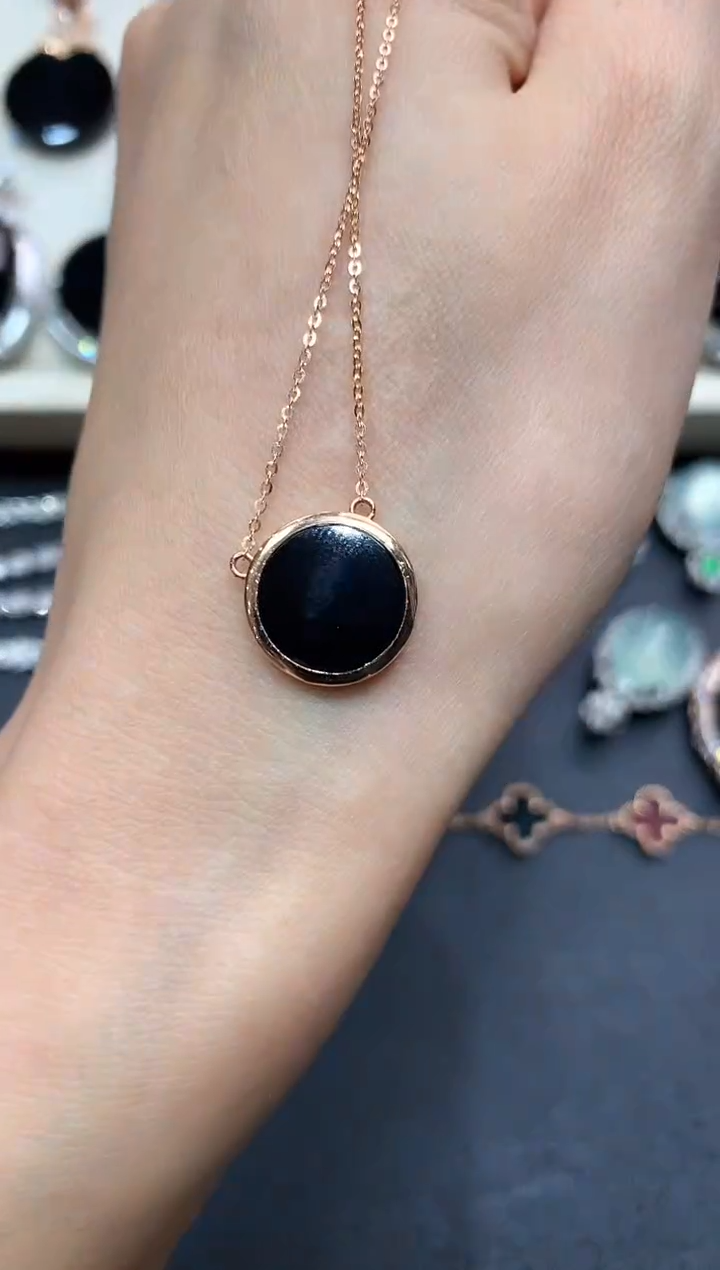 【闪购商品】翡翠颈饰18K金镶嵌 q8多样性一件发货无鉴赏