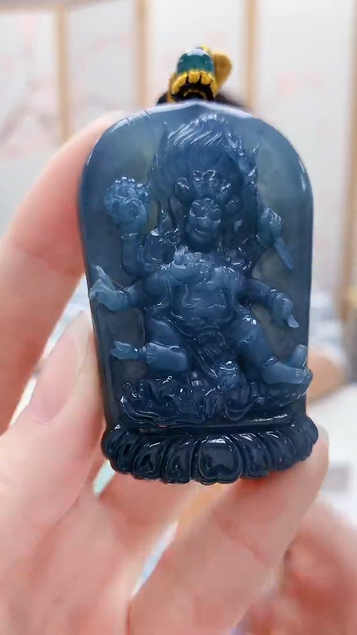 未镶嵌定制翡翠5175ry-毛货挂件158