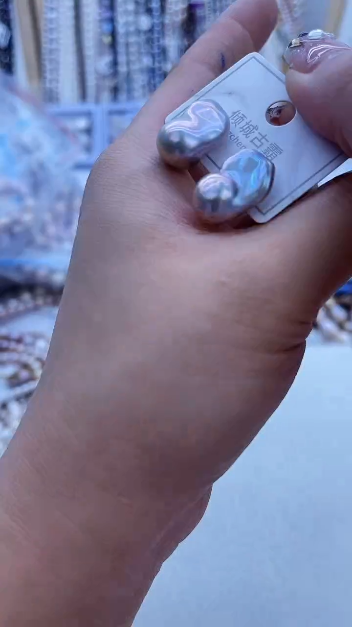 【闪购商品】淡水珍珠耳饰未镶嵌651