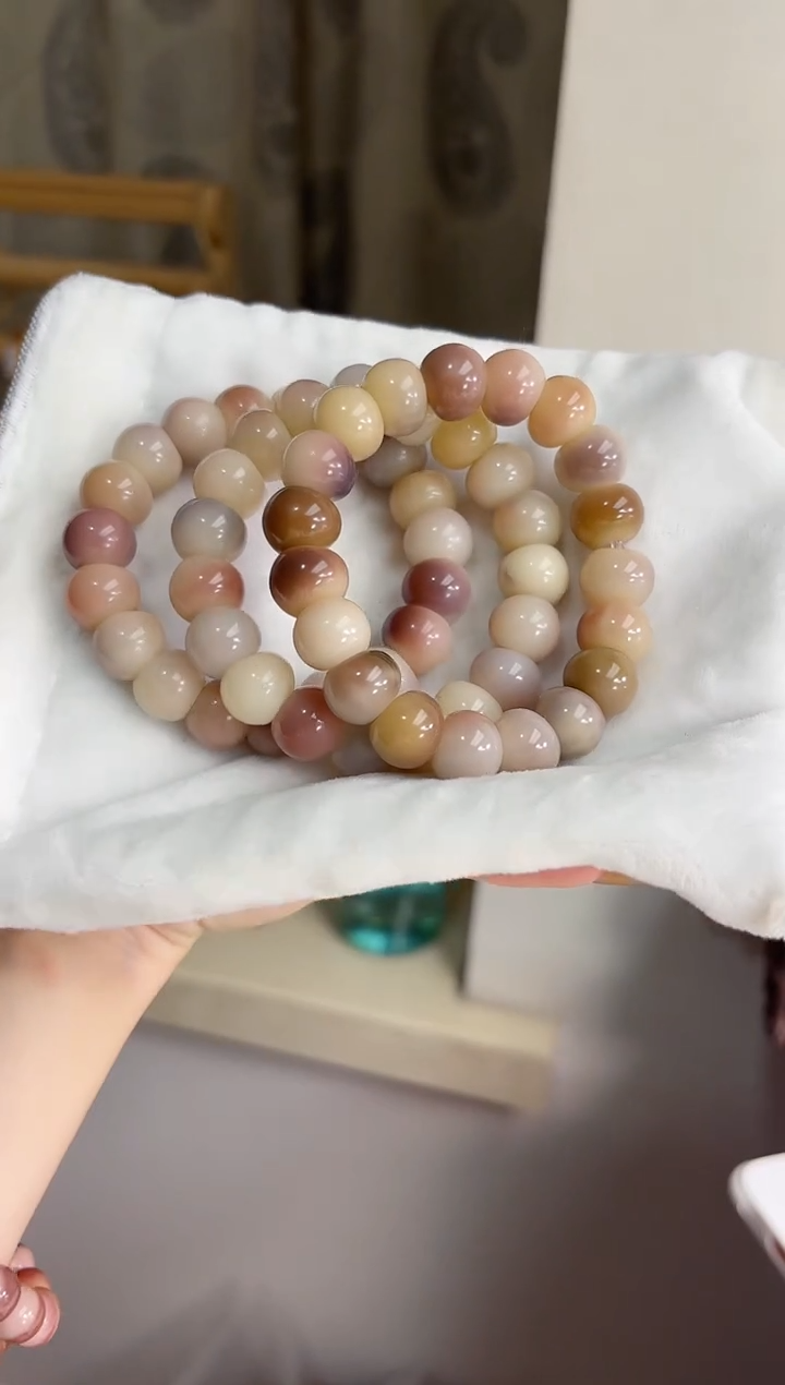手串菩提根/象牙果沐b88紫美人胖墩儿蒜瓣大肠14mm手串