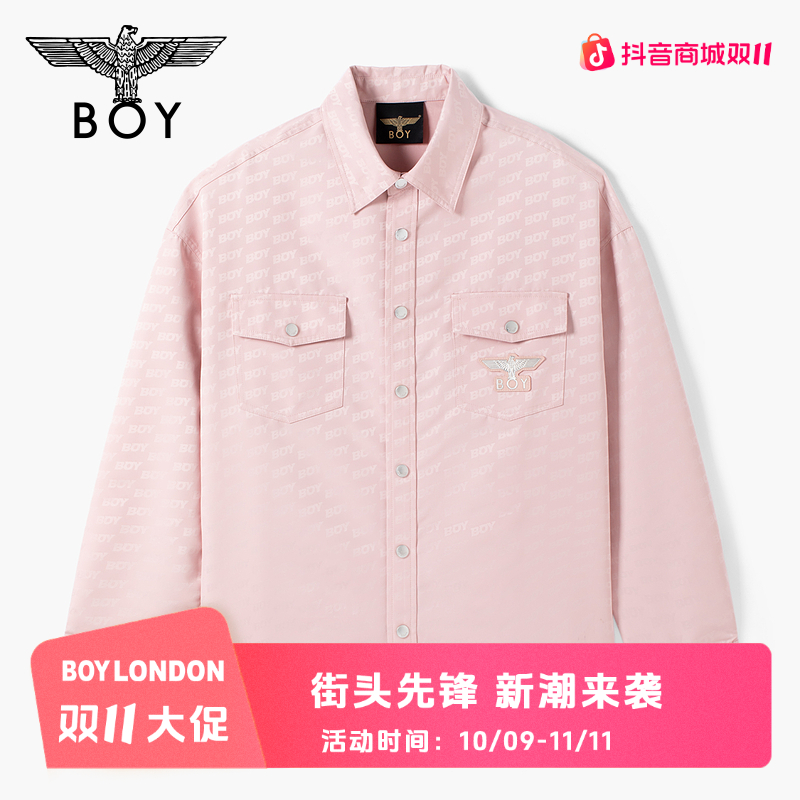 【甜粉英伦】BOYLONDON琥珀流光时尚长袖衬衫外套双11好物N21900