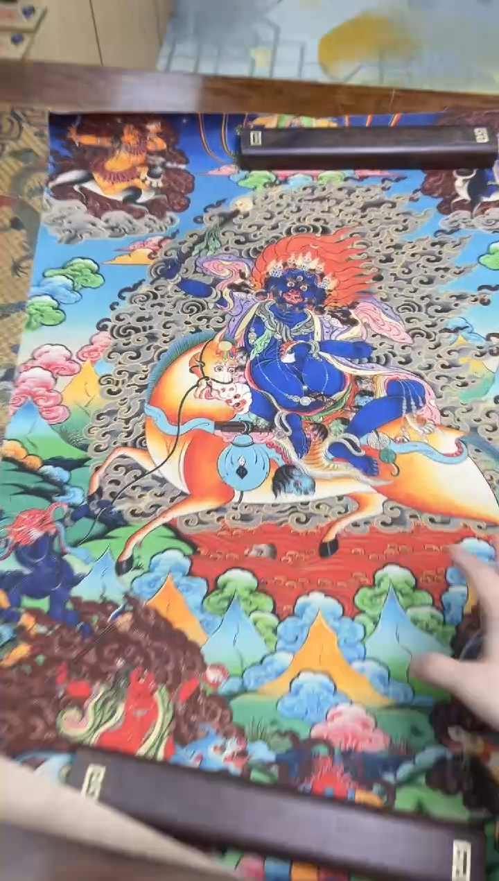 卷轴画精品奥奥奥的唐卡