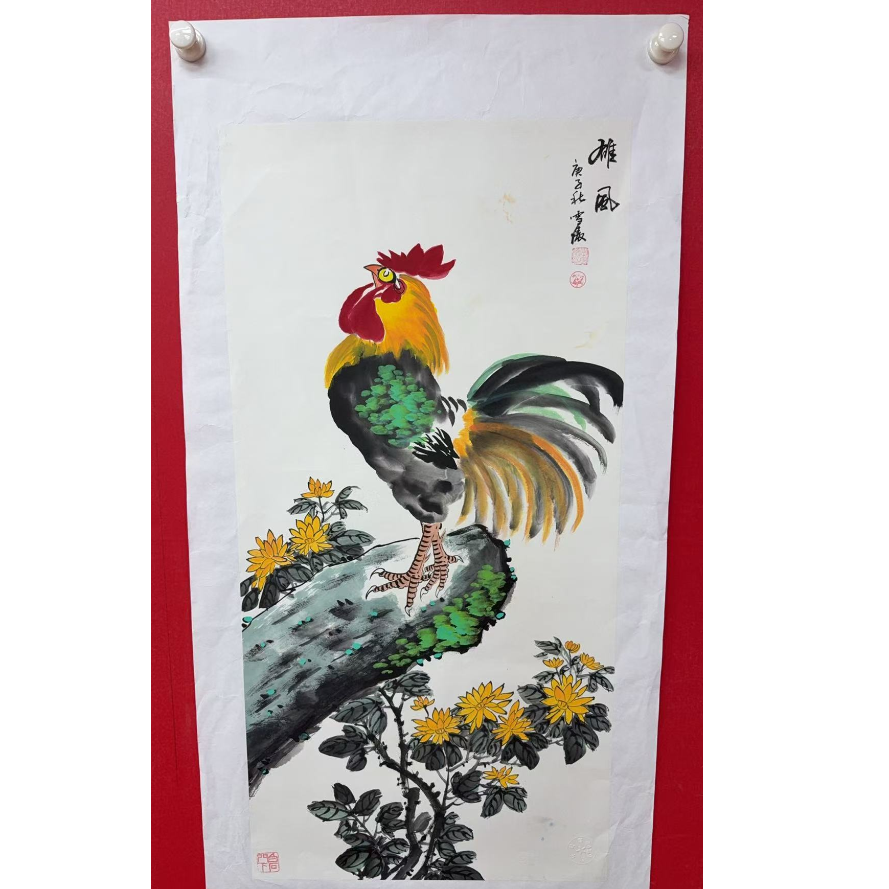 李雪傲-雄风-三尺-纸本手绘