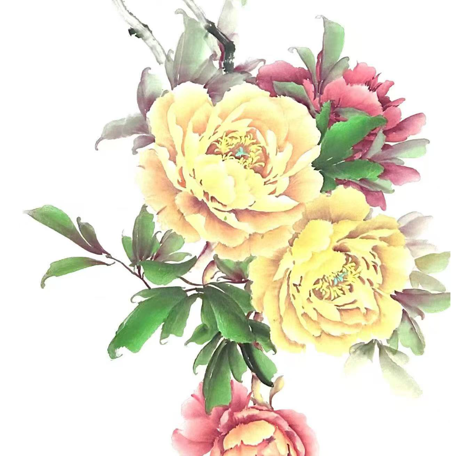 锦绣老师写意牡丹25年11月—26年2月直播作品回放课课程-读书卡