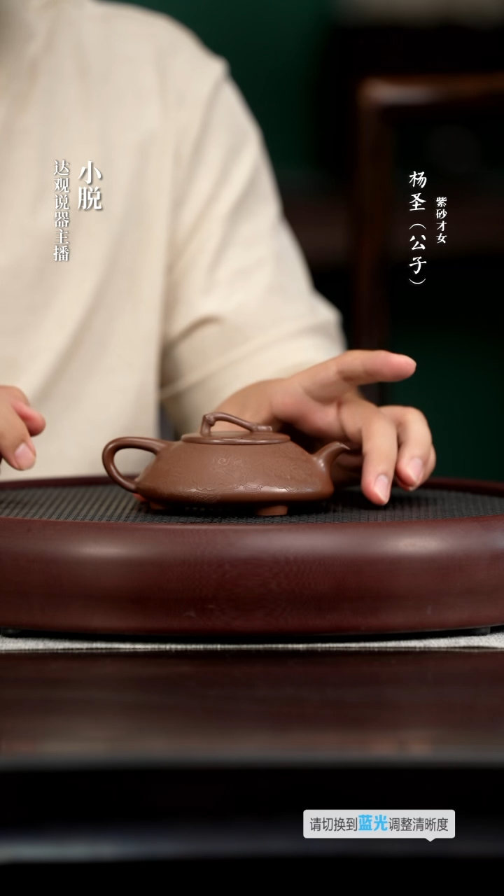 茶壶紫砂YSS56杨圣文瓢底槽清120cc