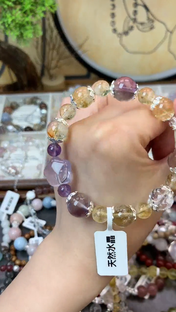 【闪购商品】黄晶手链未镶嵌282手串