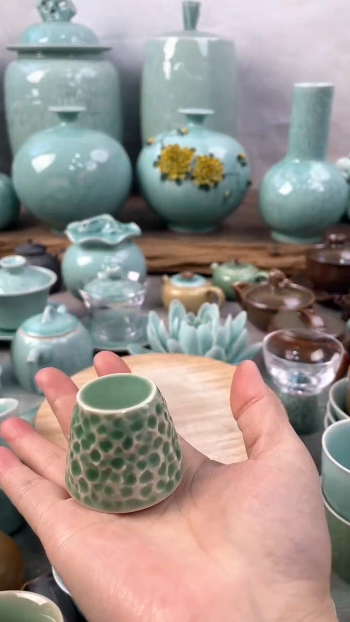 【闪购商品】特价 微瑕 慧仙青瓷
