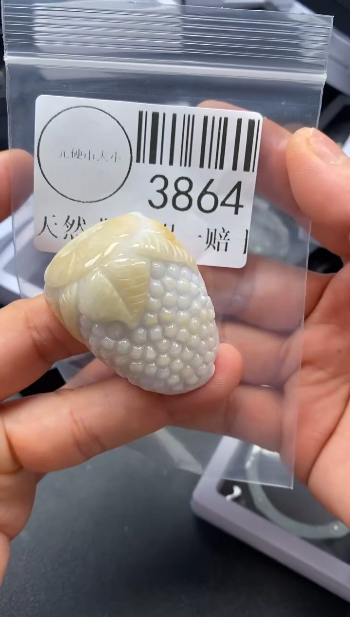 吊坠(不含链)未镶嵌翡翠用****03864微瑕