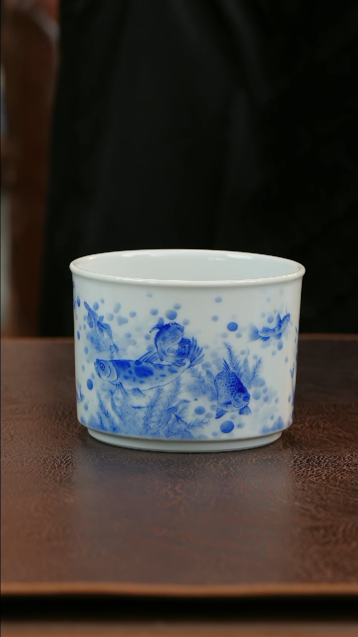 【闪购商品】青山赋鱼主人杯陶瓷