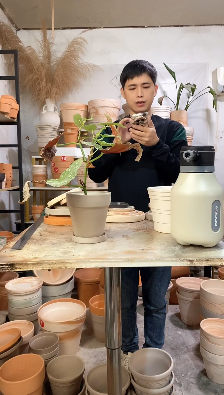 13*13灰陶国际 3盆3托