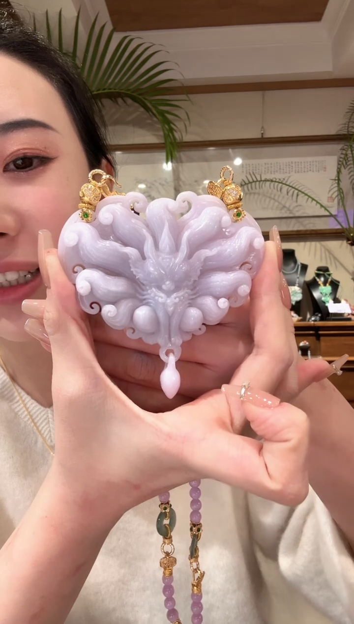 【闪购商品】翡翠颈饰未镶嵌国风