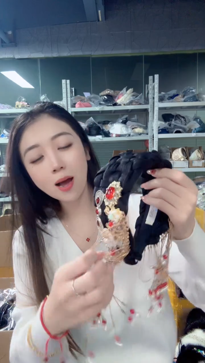 美丽诺羊毛清货发箍编号-48