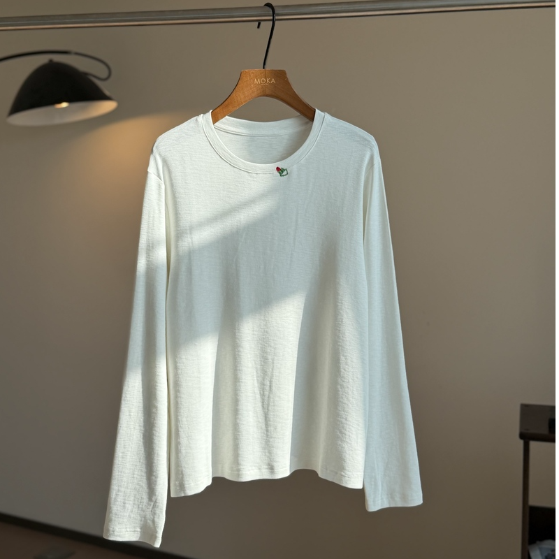 日单45°早春新款立体刺绣圆领套头女生卫衣（260236）0331