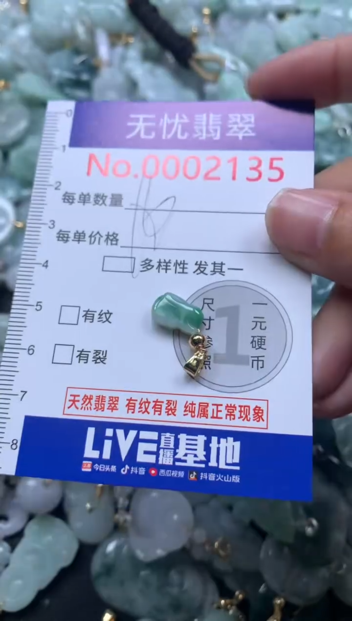 颈饰未镶嵌翡翠2135