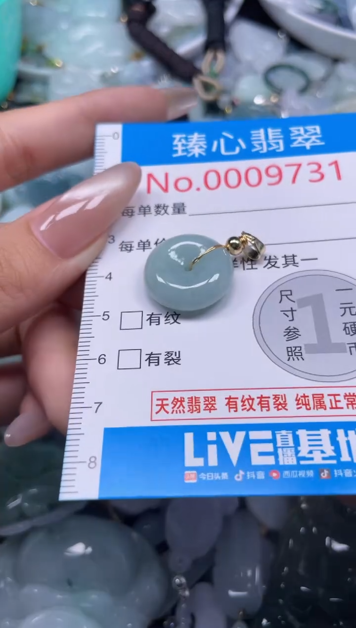 颈饰未镶嵌翡翠97311