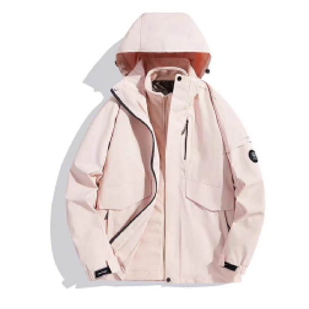 HXSM「三合一冲锋衣」秋冬款宽松休闲外套8888