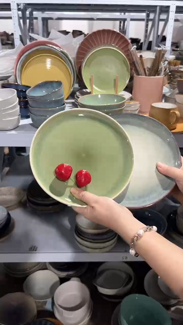 【闪购商品】瓷片外贸尾货瑕疵满20包邮X2 小盘组合