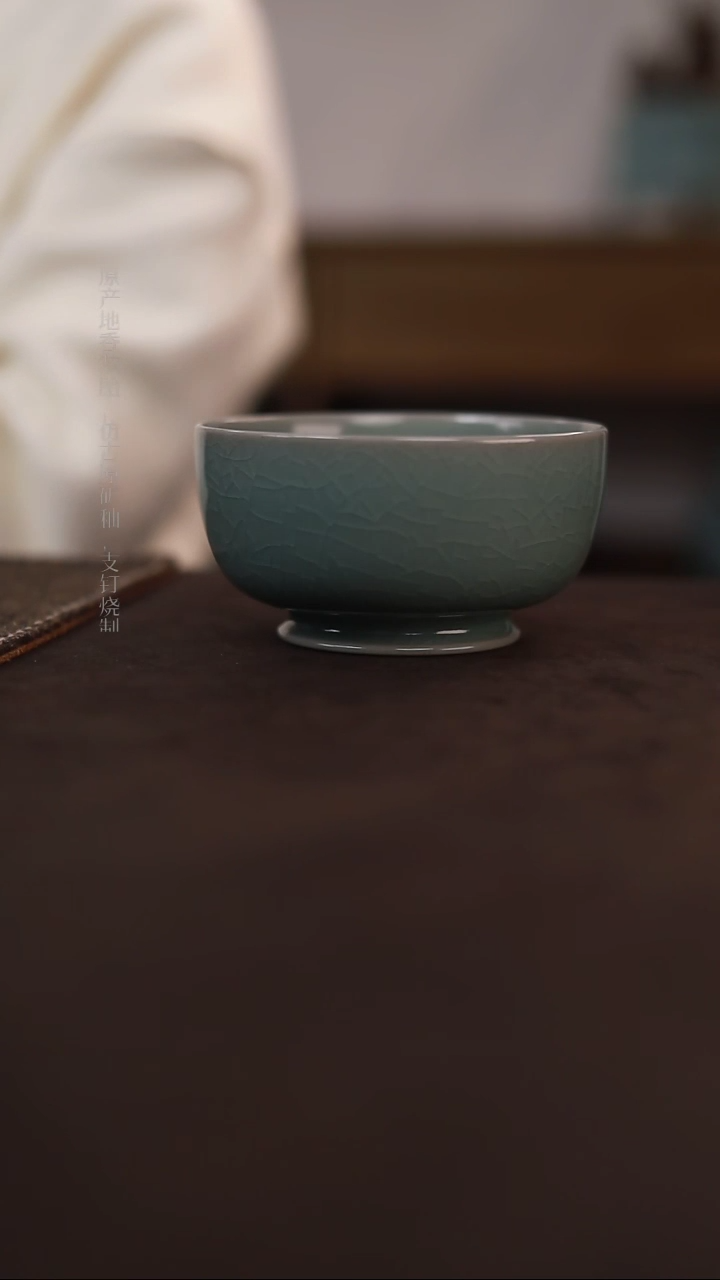 【闪购商品】杯一级品青绿仿古罗汉小碗