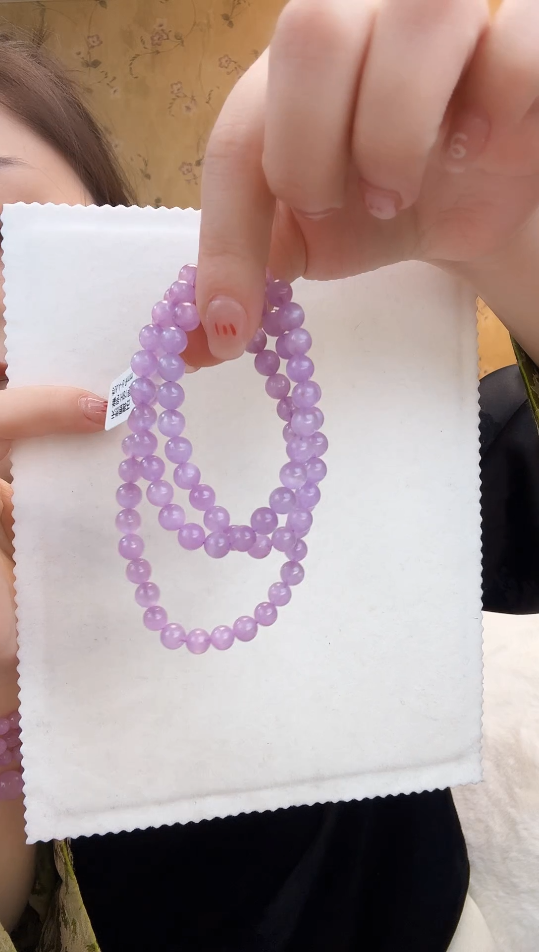 【闪购商品】锂辉石项链未镶嵌紫锂辉项链约6M