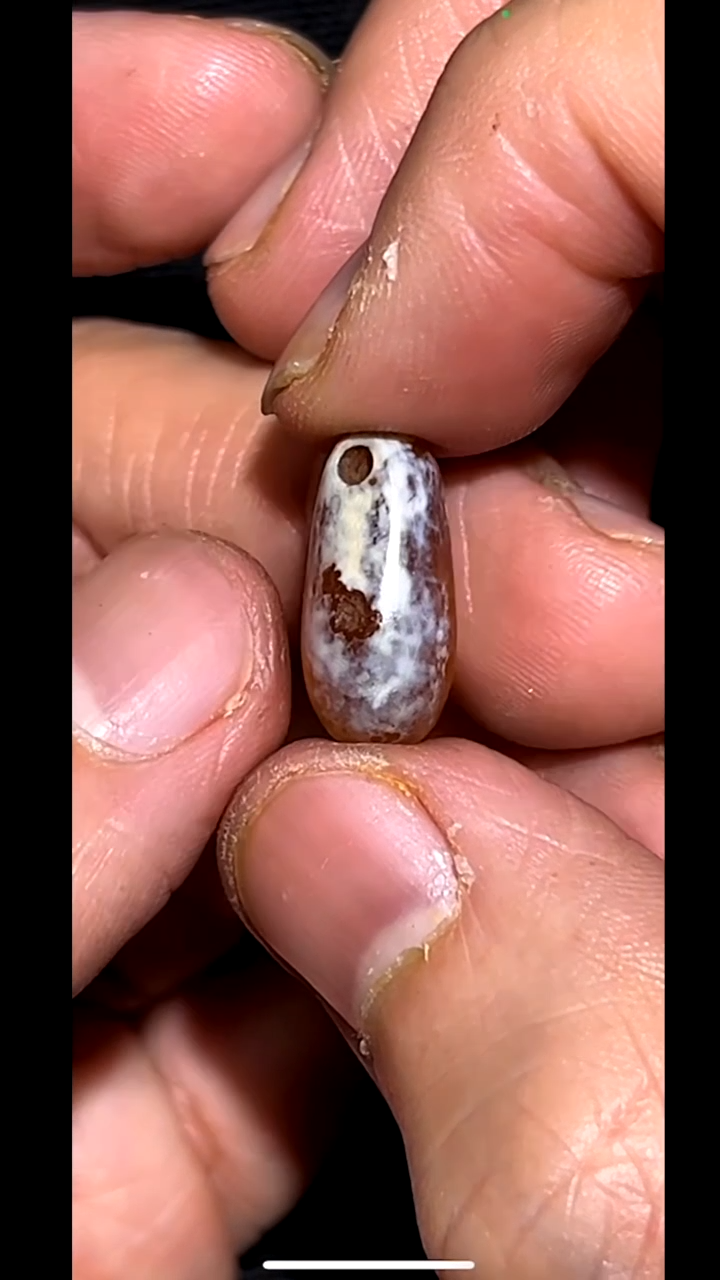 玛瑙/玉髓吊坠(不含链)未镶嵌pz531-100老珠子璎珞