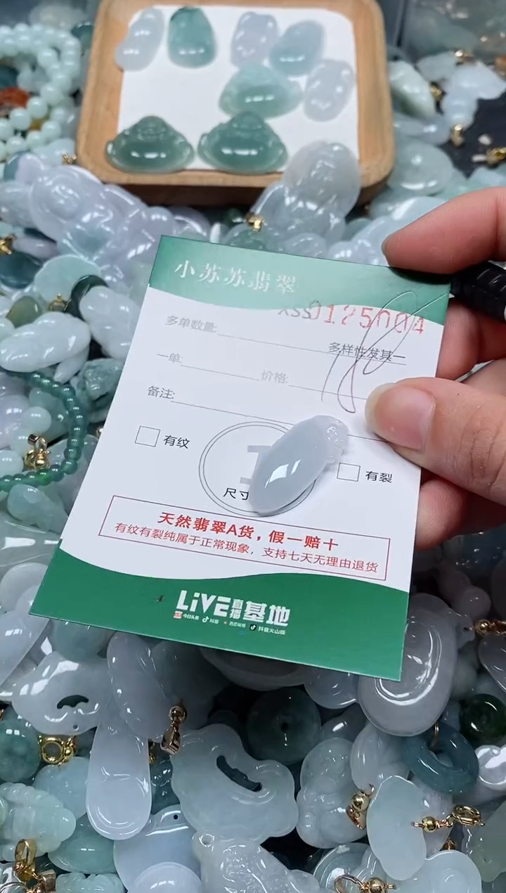 【闪购商品】翡翠颈饰未镶嵌闪购商品0125004