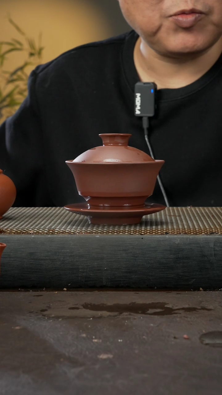 【闪购商品】紫砂茶壶底槽清 三次盖碗 100cc 014