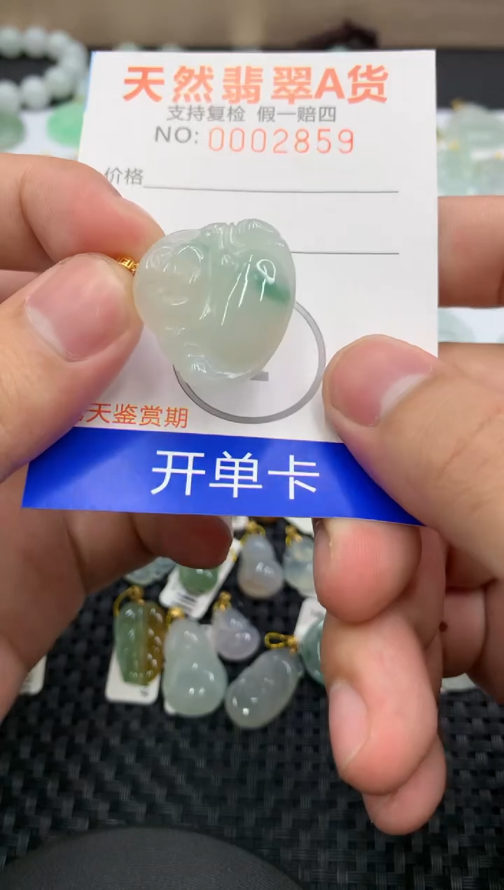 【闪购商品】翡翠颈饰18K金镶嵌11111111111