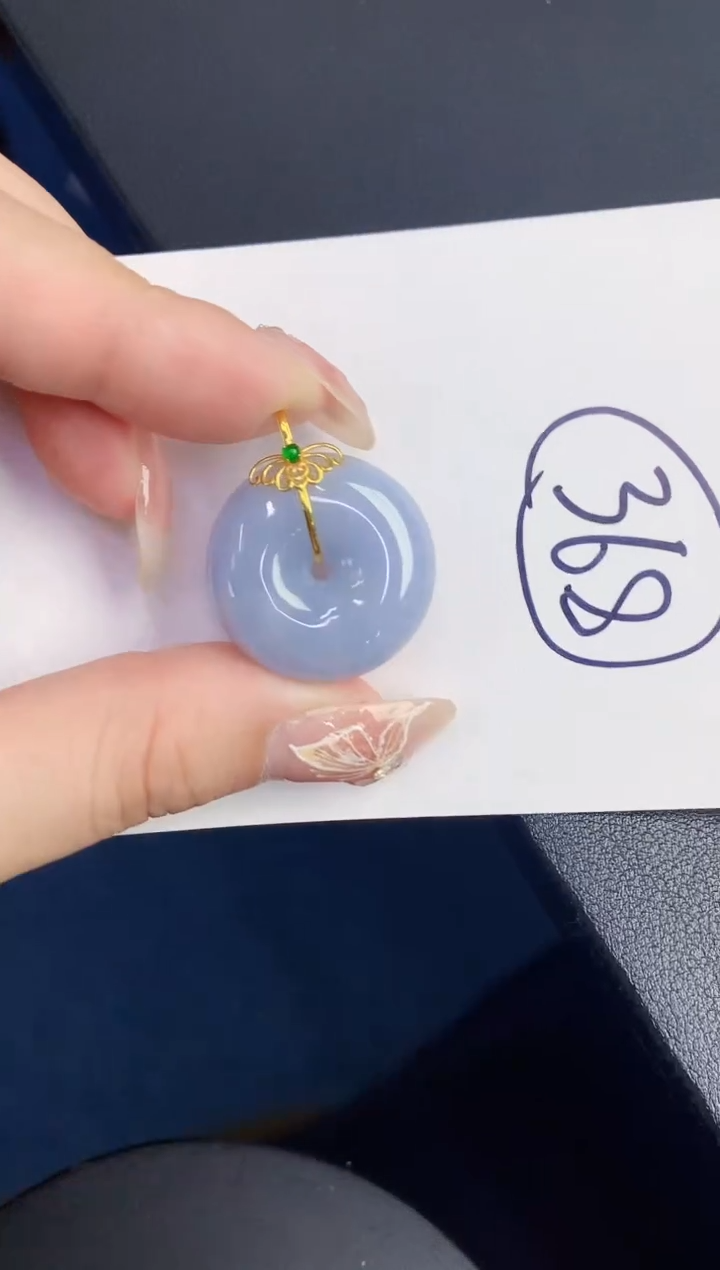 【闪购商品】翡翠颈饰18K金镶嵌0000000000