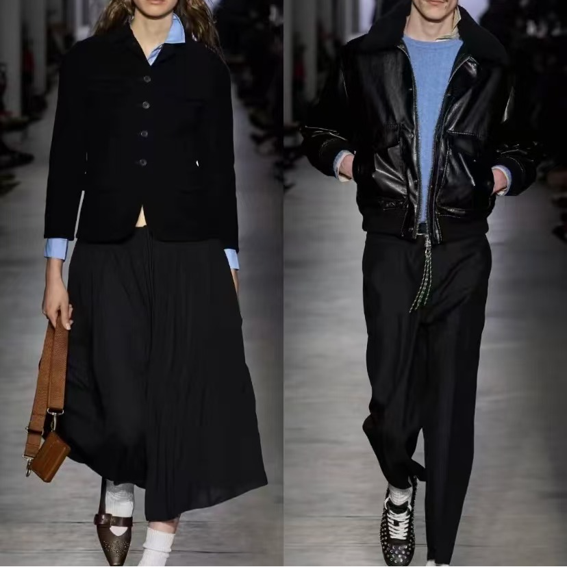 【陈姐专属】黑/蓝/白/2025春夏新款高奢男女同款短袖POLO衫-008