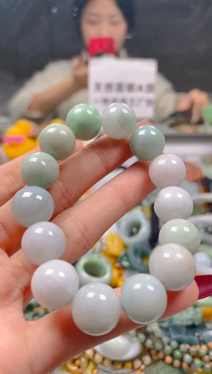 【闪购商品】翡翠颈饰未镶嵌13-14MM/C/翡翠A货一图一物