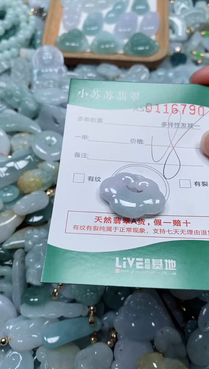 【闪购商品】翡翠颈饰未镶嵌闪购商品0116790