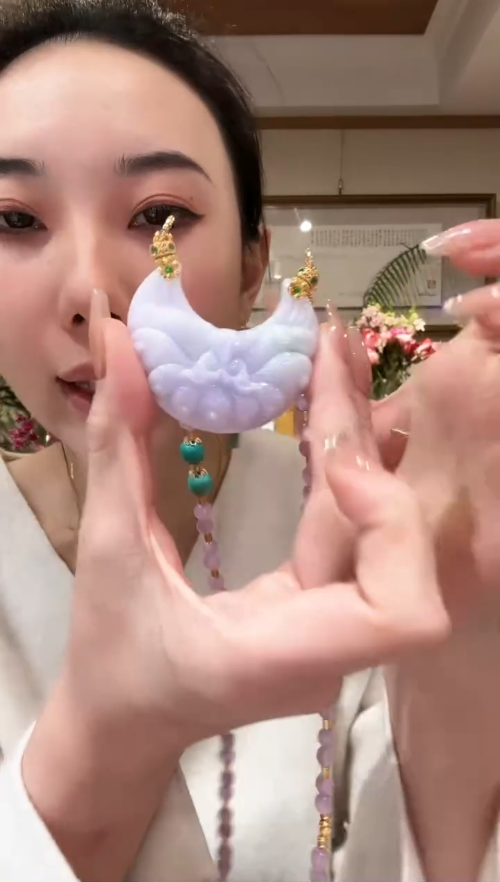 【闪购商品】翡翠颈饰未镶嵌国风