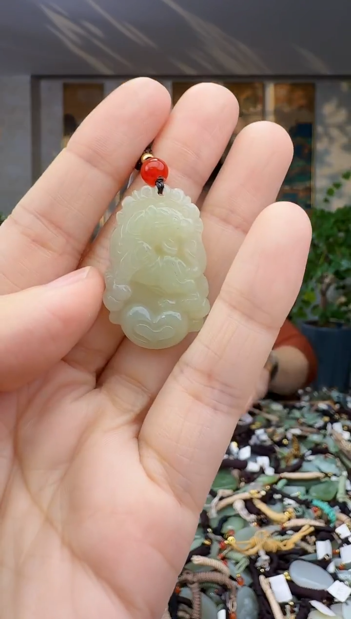 未镶嵌和田玉挂件拍一发一