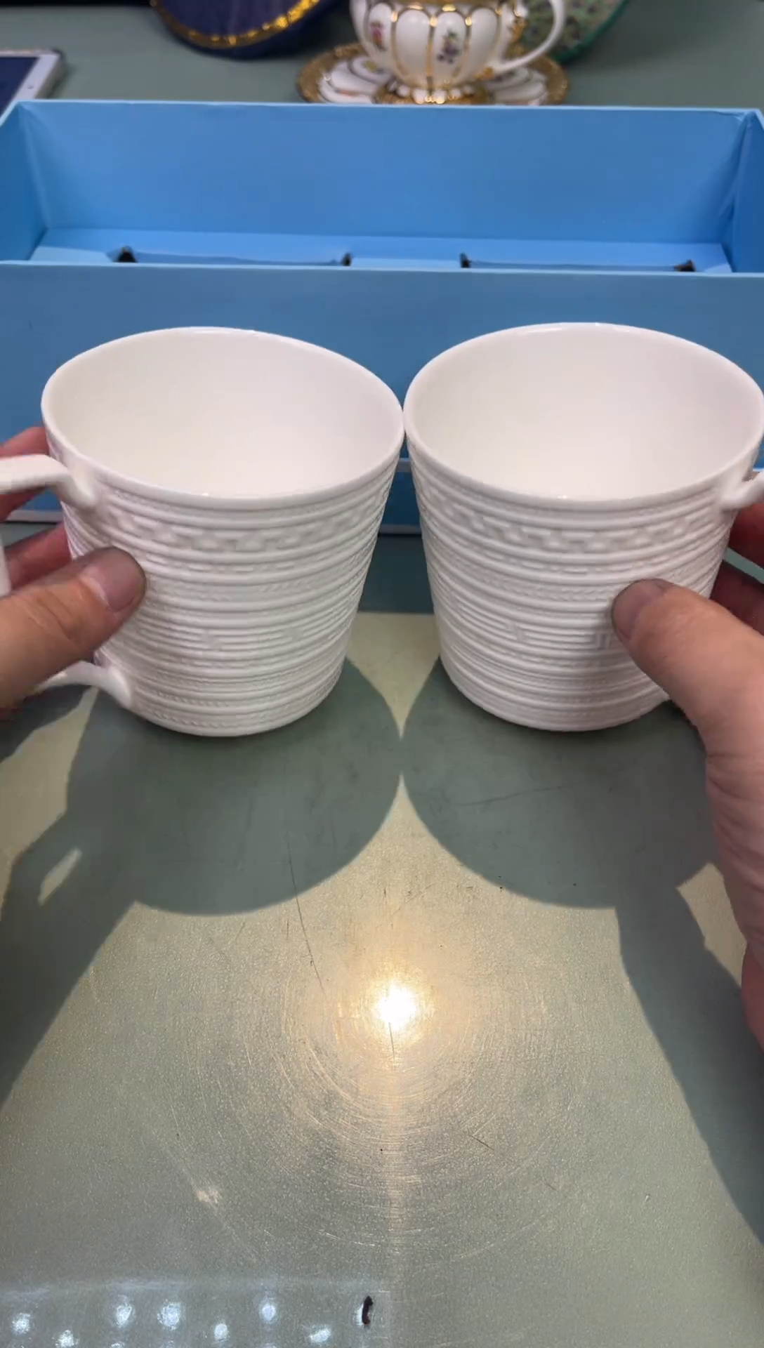 【闪购商品】瓷片浮雕杯