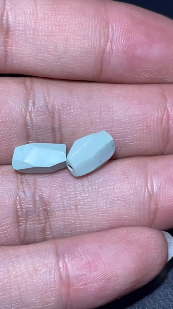 【闪购商品】绿松石对珠约10mm未镶嵌1814-1187