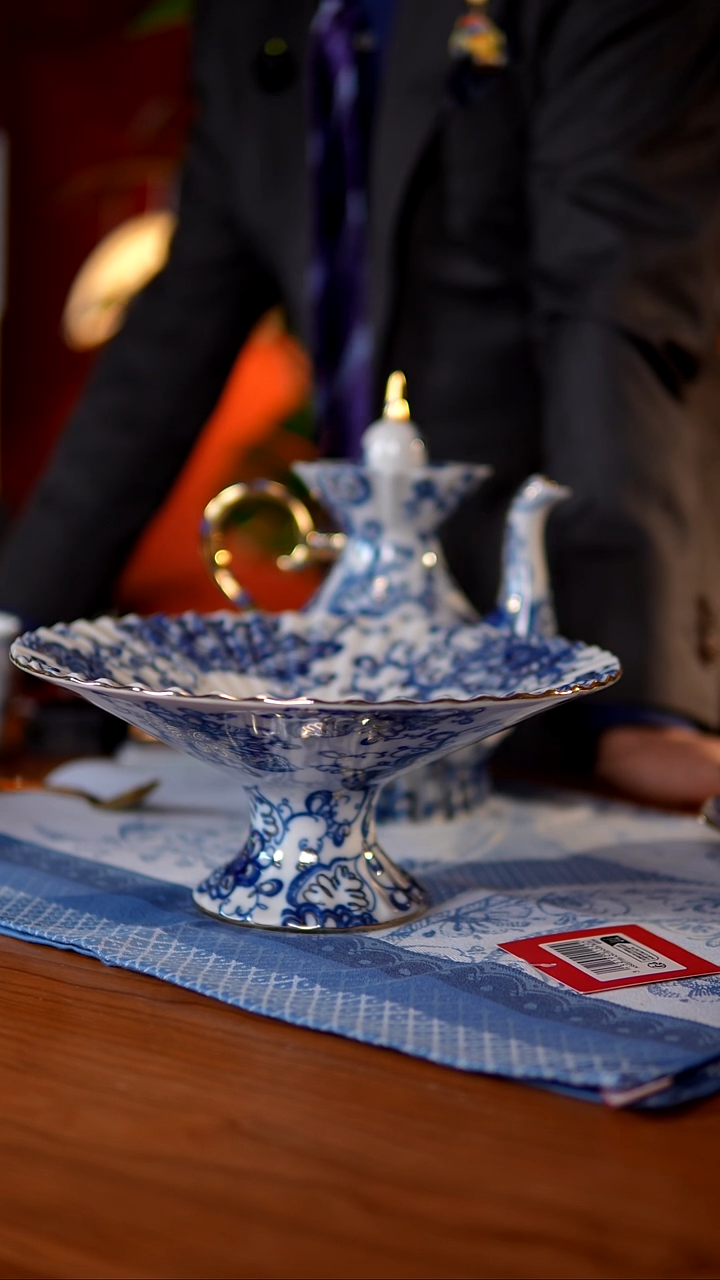 当代俄皇【凤歌系列高脚盘】带礼盒