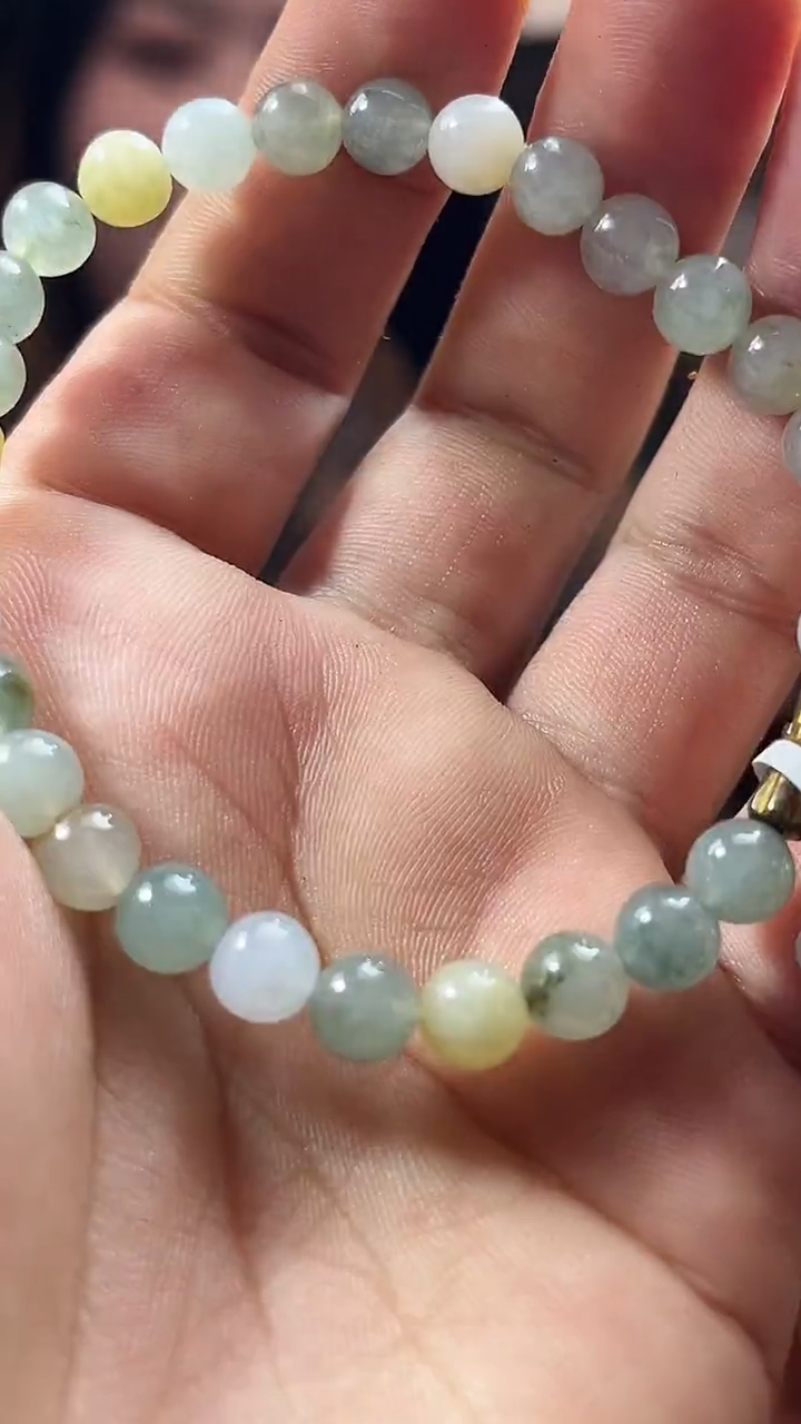 未镶嵌手链翡翠手串