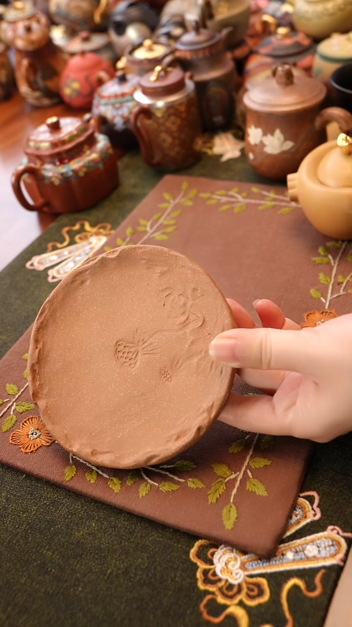 茶壶紫砂段泥盘子壶承