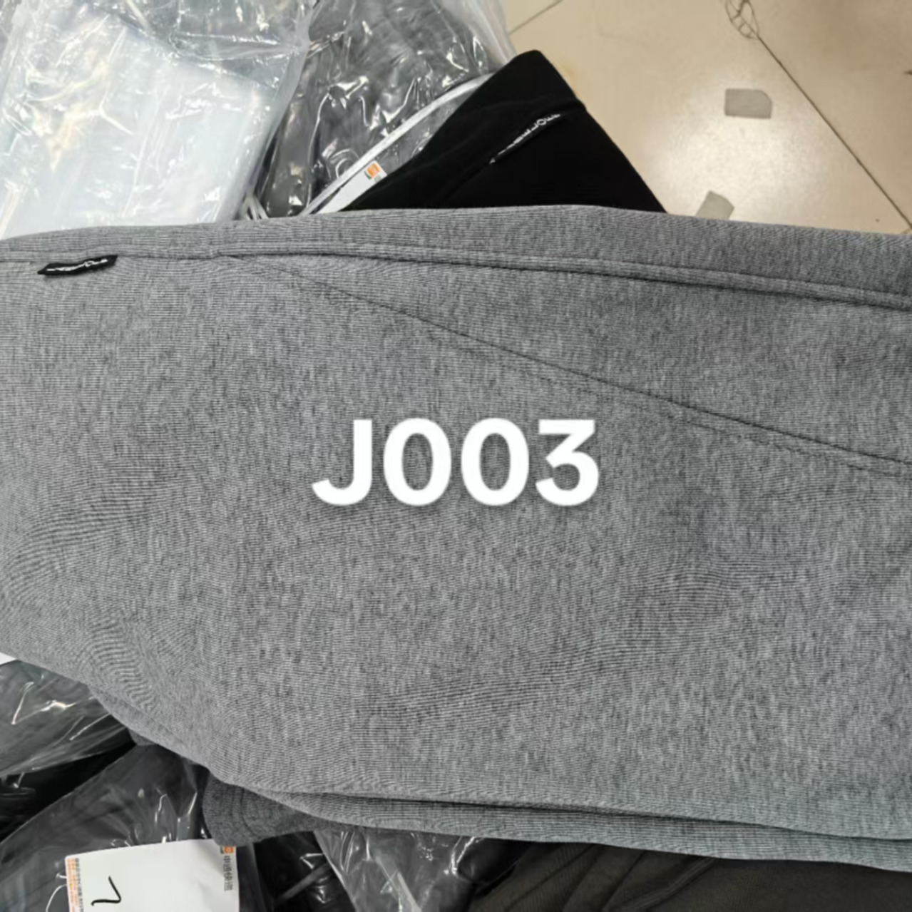 J003#秋冬加绒加厚休闲裤