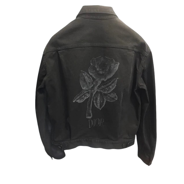 未使用 DIOR/迪奥 汤/P232597496/牛仔外套 黑色 46码