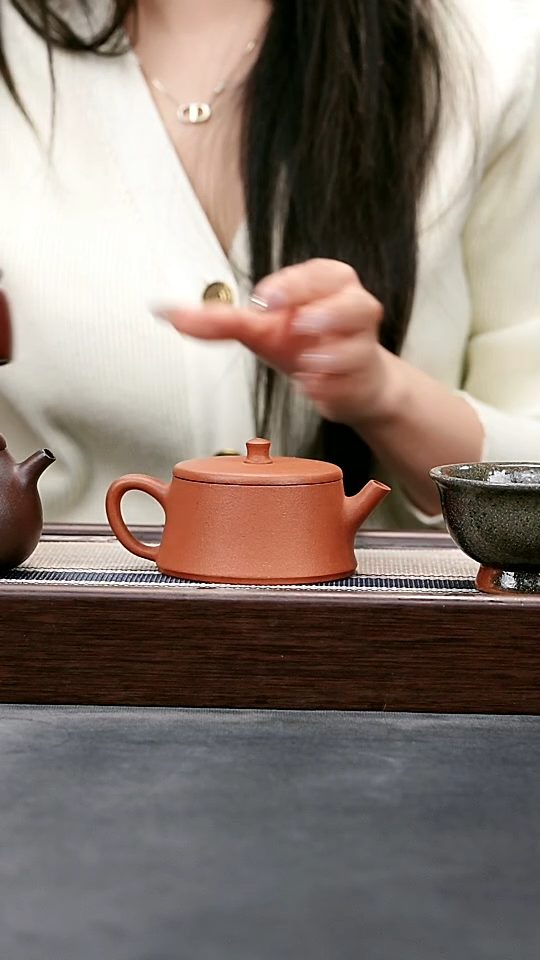 【闪购商品】紫砂茶壶红泥云柱