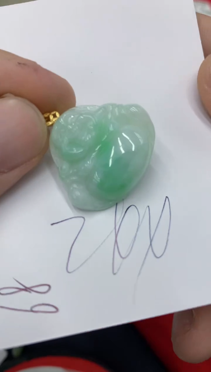 【闪购商品】翡翠颈饰18K金镶嵌号链接1111111111