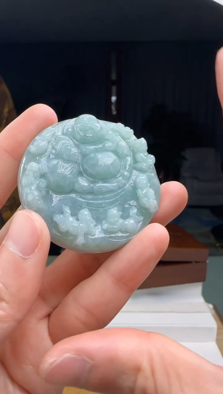 【闪购商品】翡翠吊坠(不含链)未镶嵌DY@@960Q3J15559