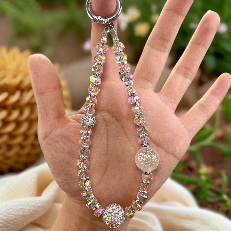 228（光变掌上明珠）手机链钥匙链仙女必备美美哒