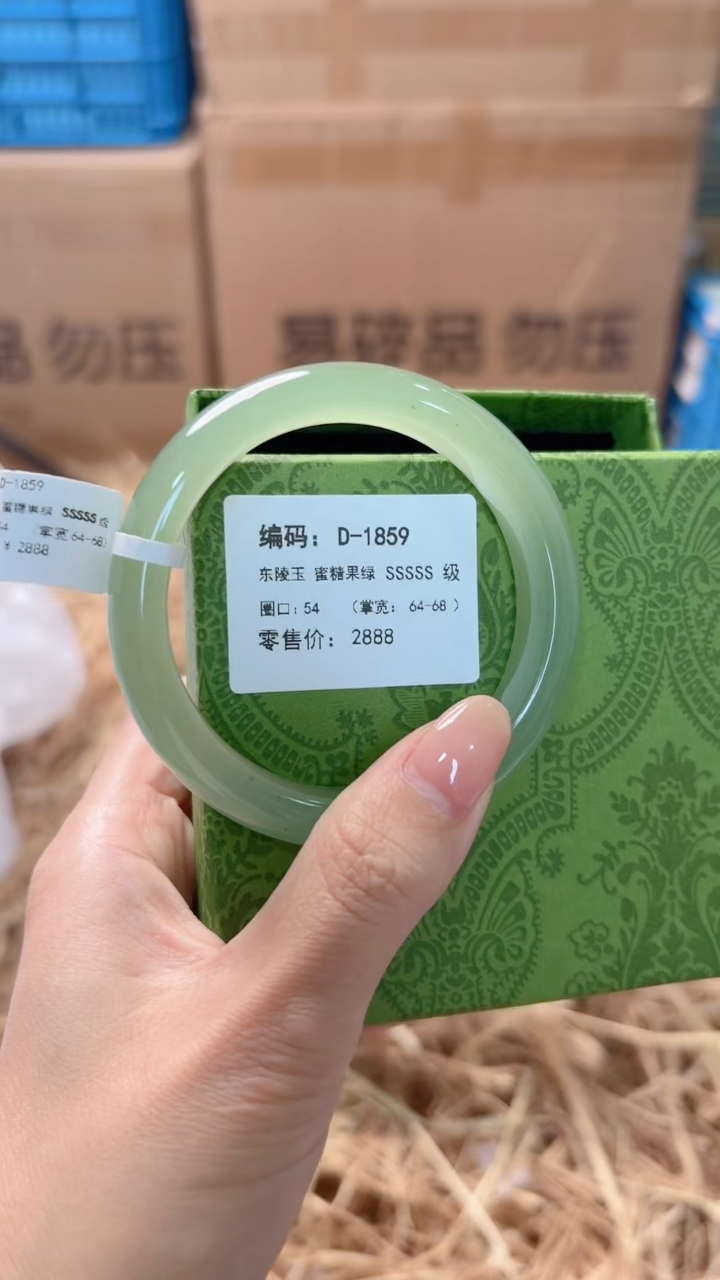 未镶嵌手镯石英质玉D-1859
