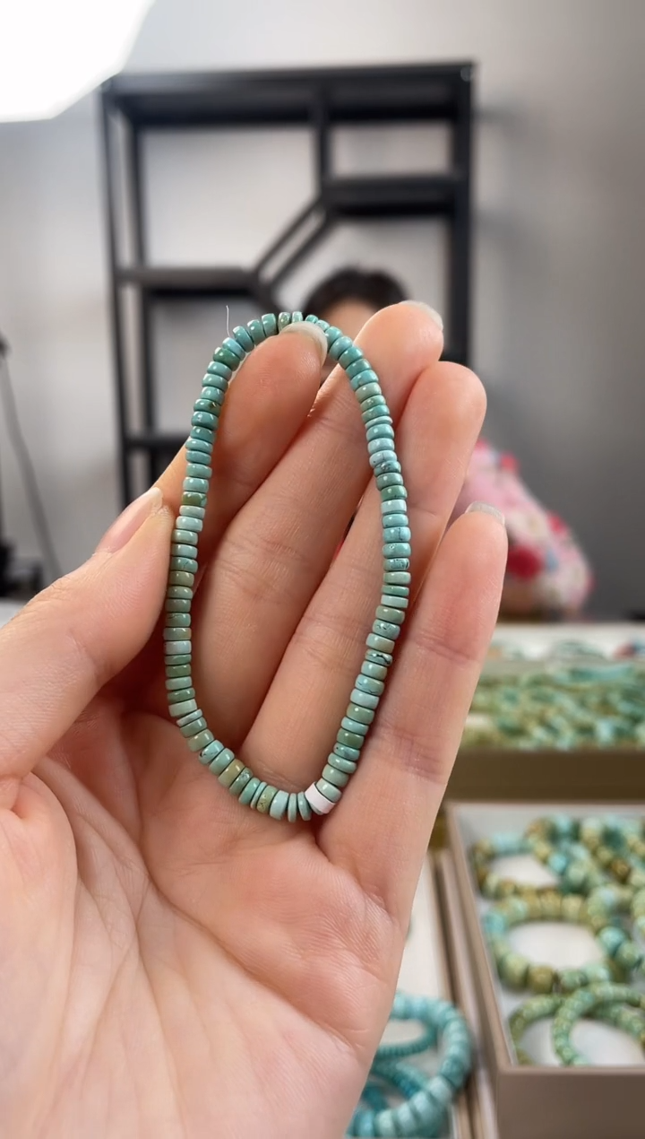 【闪购商品】绿松石珠宝奇石未镶嵌4.3+mm